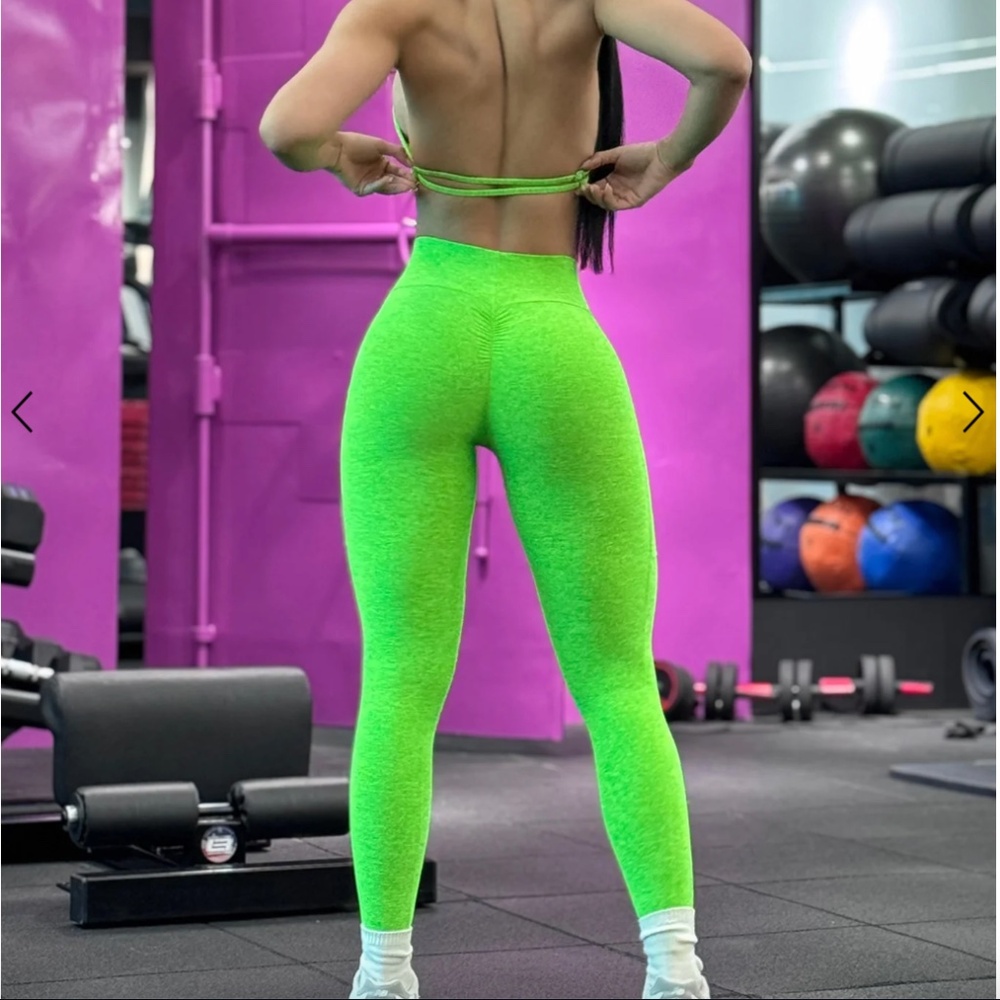 Bombshell Sportswear Neon Green High-Waist Leggings